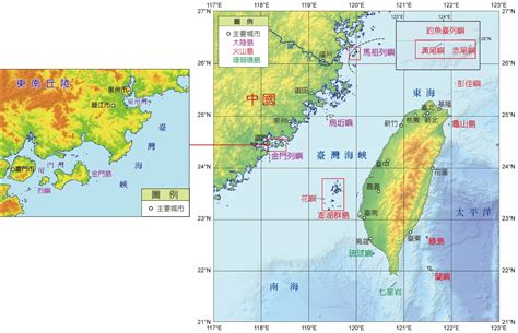 大陸沿海地圖